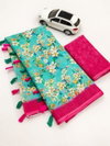 MG 348 Linen Digital Printed Non Catalog Sarees Wholesale Market In Surat